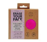 Reusable Make Up Removing Cloth Set of 4 Eco Friendly Erase Your Face