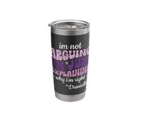 Danielle First Name Girl Groovy 70s 80s Personalized Stainless Steel Insulated Tumbler