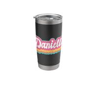 Danielle First Name Girl Vintage 70s 80s Personalized Stainless Steel Insulated Tumbler