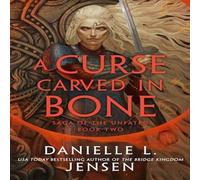 Danielle L. Jensen A Curse Carved in Bone Hardback Book Danielle L. Jensen Multicolor