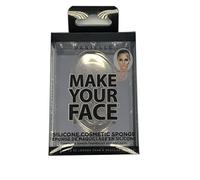 Danielle Creations Women's Make Your Face Silicone Cosmetic Beauty Sponge Glitter in Clear/Glitter Danielle Creations Clear/Glitter