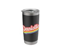Danielle Pride Month LGBTQ Rainbow Flag Name Personalised Stainless Steel Insulated Tumbler