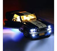 Daniko LED lighting set suitable for Lego Ford Mustang model 10265 (model not included)