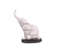 danila-souvenirs Decorative Marble Statue/Figurine/Sculpture Elephant White 10,5 cm