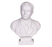 Soviet Russian USSR Cosmonaut / Astronaut / Spaceman Yuri Gagarin Marble Bust Statue Sculpture 12 cm white