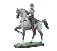 danila-souvenirs Tin Soldier USA Civil war Confederates General Robert Lee on his Horse Hand Painted Metal Sculpture Miniature Figurine 54mm #CW13
