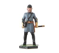 danila-souvenirs Tin Soldier USA Civil war Confederates General Stonewall Jackson Hand Painted Metal Sculpture Miniature Figurine 54mm #5.54