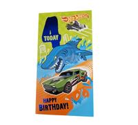 Hot Wheels Age 4 Birthday Card
