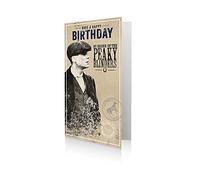 Danilo Promotions Birthday Card, Peaky Blinders Birthday Card,Multi,9 x 5