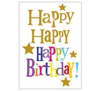 Danilo Promotions Limited Birthday Card for Women, Mum, Sister and Daughter by Europe's Leading Publisher of Licensed Greetings Cards - Official Brightside with Envelope,Multi,172mm x 124mm