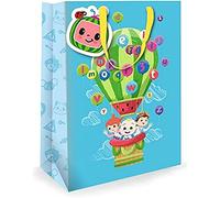 Danilo Promotions Limited Coco Melon Medium Gift Bag, Birthday Gift Bag, Gift wrap for Presents, Childrens Gift