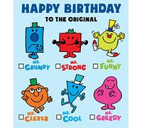 Danilo Promotions Limited Mr Men Happy Birthday Card, Multi, 7X 6 inch