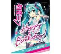 Danilo Promotions Limited Official Hatsune Miko Greeting Card,Multi,7 x 5 inch