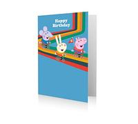 Danilo Promotions Limited Official Peppa Pig Boy's Birthday Card,Multi,7 x 5 inch