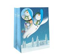 Danilo Promotions Limited Official The Snowman Luxury Gift Bag, Christmas Bag for Gifts, The Snowman, Christmas Wrapping The Snowman and The Snowdog