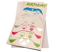 Danilo Promotions Limited Official Xbox General Birthday Card, Birthday Card for Xbox Fan, Climate Pledge Friendly Card for Teenager, Officially Licensed Birthday Card,Multi,210 x 290 mm