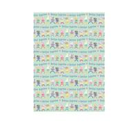 Danilo Promotions Limited Peppa Pig 2 Metres Wrapping Paper, Gift Wrap Roll 2metres x 70 cm Opened. Peppa Pig Officially Licensed Product, Responsibly Sourced, Multi-Colour