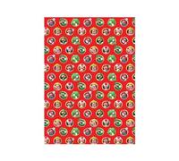 Danilo Promotions Limited Super Mario 4 Metres Wrapping Paper, Gift Wrap Roll 4metres x 70cm Opened. Super Mario Officially Licensed Product, Responsibly Sourced, FSC Multi-Colour