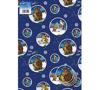 Danilo Promotions Limited The Gruffalo Christmas Wrapping paper, 4 sheets/ 4 Tags Christmas Wrap
