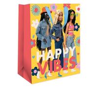 Danilo Promotions LTD Barbie Gift Bag Multipack of 5 Party Bags/Gift Bags Barbie Themed with handles Ideal for Parties & Birthdays