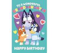 Danilo Promotions Ltd Bluey Birthday Card for Granddaughter