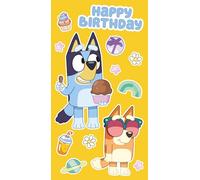 Danilo Promotions Ltd Bluey Birthday Card with Stickers
