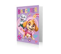 Danilo Promotions LTD Daughter Birthday Card, Paw Patrol Daughter Birthday Card, Daughter Birthday Card Paw Patrol, Happy Birthday Card Daughter,Multi,9 x 6