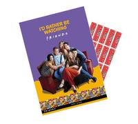 Danilo Promotions LTD Friends 2027 Diary A5 Diary Hardback Calendar with Free Organising Stickers Included