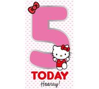Danilo Promotions Ltd Hello Kitty Birthday Card Age 5