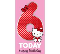 Danilo Promotions Ltd Hello Kitty Birthday Card for Age 6