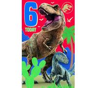 Danilo Promotions Ltd Jurassic World Birthday Card, Age 6