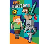 Danilo Promotions Ltd Minecraft Birthday Card for Brother