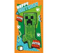 Danilo Promotions Ltd MINECRAFT BIRTHDAY CARD, HAPPY BIRTHDAY GAMING CARD, HAPPY BIRTHDAY CARD FOR GAMING LOVERS, MINE CRAFT LOVERS CARD, FOR HIM, HER, BROTHER, SISTER, COUSIN, SON, DAUGHTER