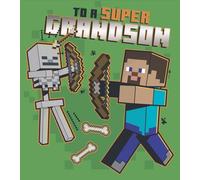 Danilo Promotions Ltd MINECRAFT GRANDSON BIRTHDAY CARD