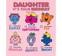 Danilo Promotions Ltd Mr Men & Little Miss Birthday Card for Daughter