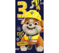 Danilo Promotions Ltd PAW Patrol Birthday Card, Age 3