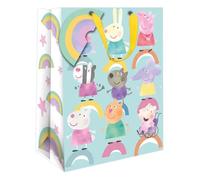 Danilo Promotions Ltd PEPPA PIG GIFT BAG MEDIUM SIZE BIRTHDAY GIFT BAG