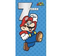 Danilo Promotions Ltd Super Mario Birthday Card, Age 7