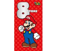 Danilo Promotions Ltd Super Mario Birthday Card Age 8