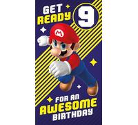 Danilo Promotions Ltd Super Mario Birthday Card with Stickers
