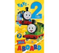 Danilo Promotions Ltd Thomas & Friends Birthday Card, Age 2
