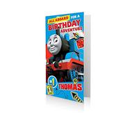 Danilo Promotions,Multi,10-C84P-0D3F-TR 10-C84P-0D3F-TR Thomas The Tank Engine Official Birthday Card, BIRTHDAY BOY (Cover may vary)
