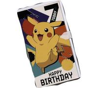 Danilo Promotions, Multi ,9 x 5, PK028 Age 7 Pokemon, Happy 7th Birthday Card