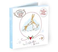 Danilo Promotions Official Guess How Much I Love Box Christmas Cards, 10 Cards/ 2 Designs, Multi, GLXB1