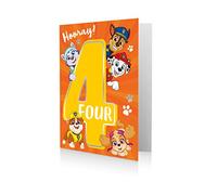 Danilo Promotions Official Paw Patrol Age 4 Birthday Card, Multi, PA077