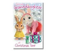 Danilo Promotions Official Peter Rabbit Granddaughter Christmas Card - Special Granddaughter at Christmas Time, multicolour