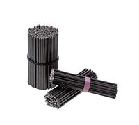 Danilovo Beeswax Taper Candles (Black) - Ritual Candles, Orthodox Church Candle Tapers for Prayer, Decor, Christmas - Tall, Bendable, N60, Height 20,5 cm, Ø 6,6 mm (150 pcs - 1000 g)