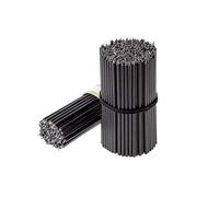 Danilovo Beeswax Taper Candles (Black) - Ritual Candles, Orthodox Church Candle Tapers for Prayer, Decor, Christmas - Tall, Bendable, N120, Height 16 cm, Ø 5,4 mm (200 pcs - 667 g)