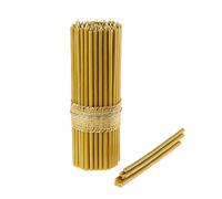 Danilovo Pure Beeswax Candles - Honey-Scented, Decorative Thin Taper Candles - Ideal for Birthday Decoration or Church Prayers - Drip Free, Tall & Smokeless Pack of 150 pcs, 29,5 cm x 8,5 mm