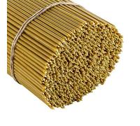 Danilovo Pure Beeswax Candles - Honey-Scented, Decorative Thin Taper Candles - Ideal for Birthday Decoration or Church Prayers - Drip Free, Tall & Smokeless Pack of 600 pcs, 16 cm x 5,4 mm